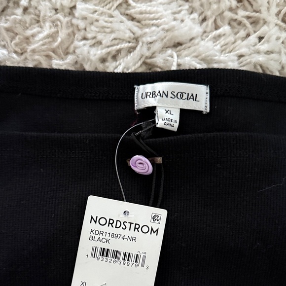 Urban Social Black Ribbed Tank Dress NWT size Xl - Picture 3 of 4